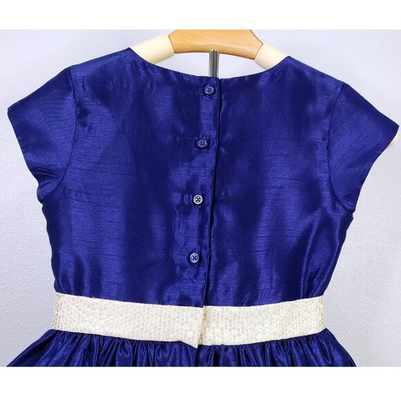 GYMBOREE PERFECT BLUE DRESS -GIRL 8 - Picture 8 of 13